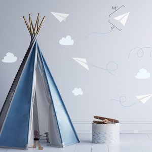 Paper Airplanes Wall Decal